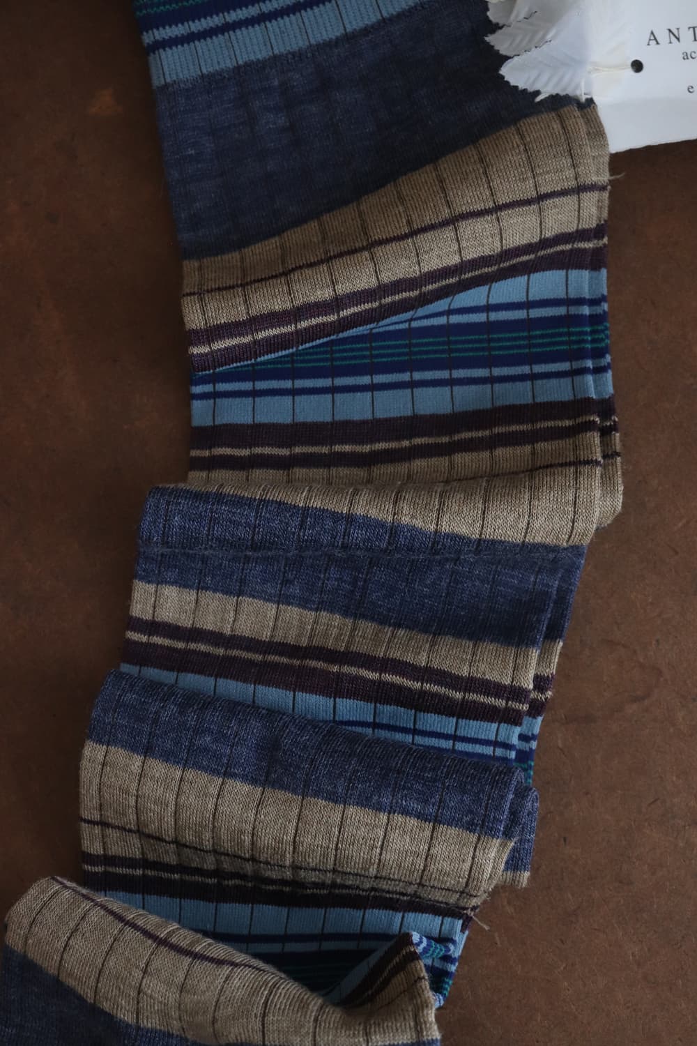 [Antipast] Stripe Long Socks (Blue) 상품이미지5