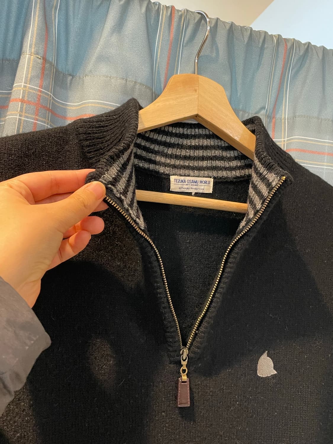 일본빈티지 아톰 반집업니트 상품이미지2