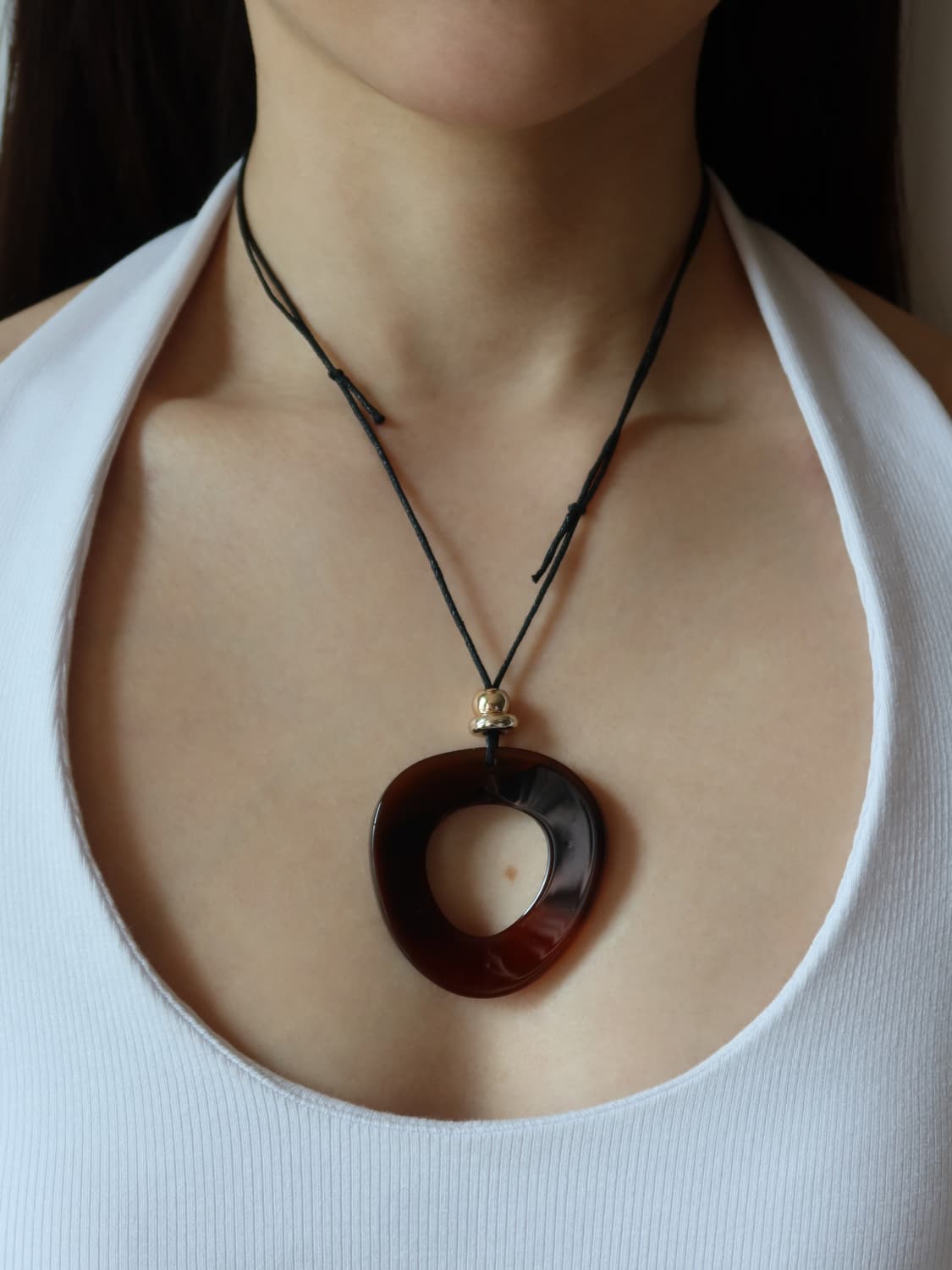 mocha ring necklace 상품이미지1