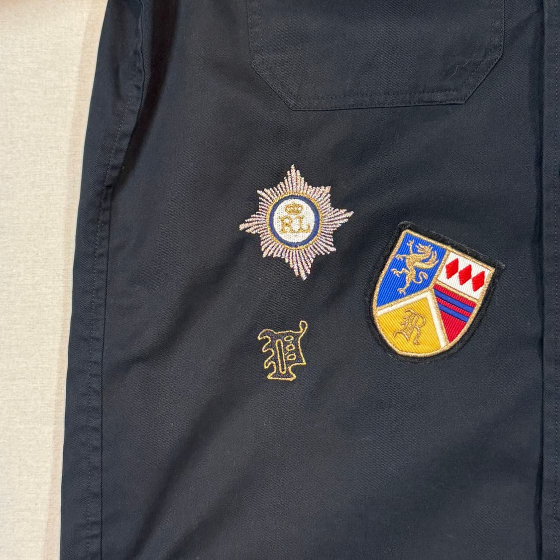 S) 폴로 랄프 로렌 멀티 엠블럼 밀리터리 커스텀 셔츠 상품이미지3