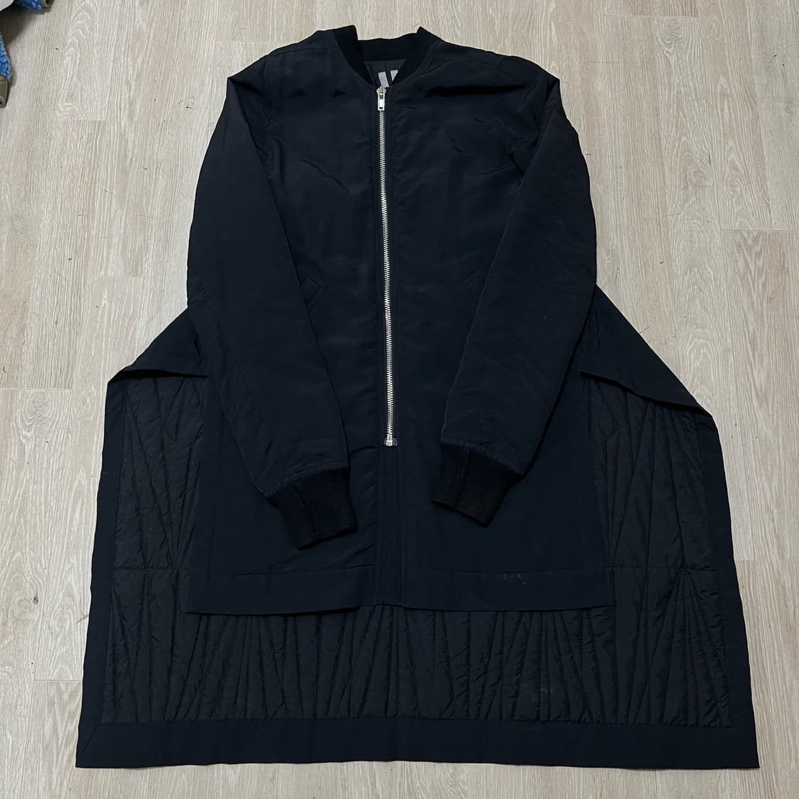 릭오웬스 15FW 다크쉐도우 롱 플라이트 봄버 자켓 원피스 S 상품이미지1