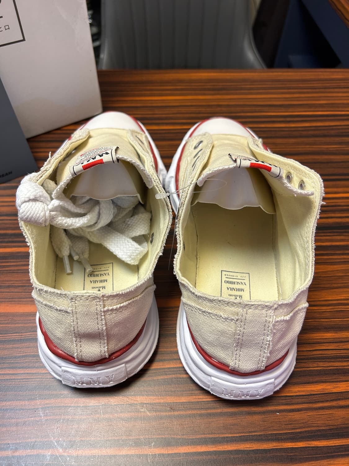 메종 미하라 야스히로 피터슨 OG 솔 캔버스 로우탑 EU 42 상품이미지6