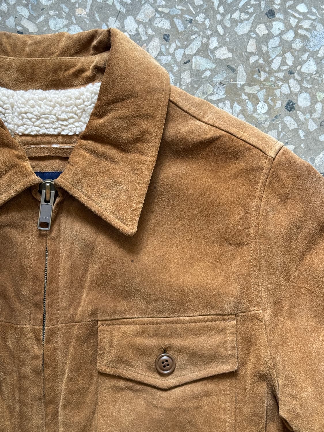 90~00s 갭 스웨이드 자켓(O70) 상품이미지6