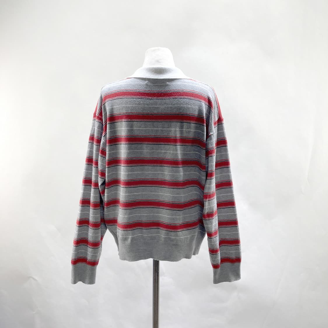 에잇세컨즈 2025 여성카라단가라니트 그레이 S 상품이미지3