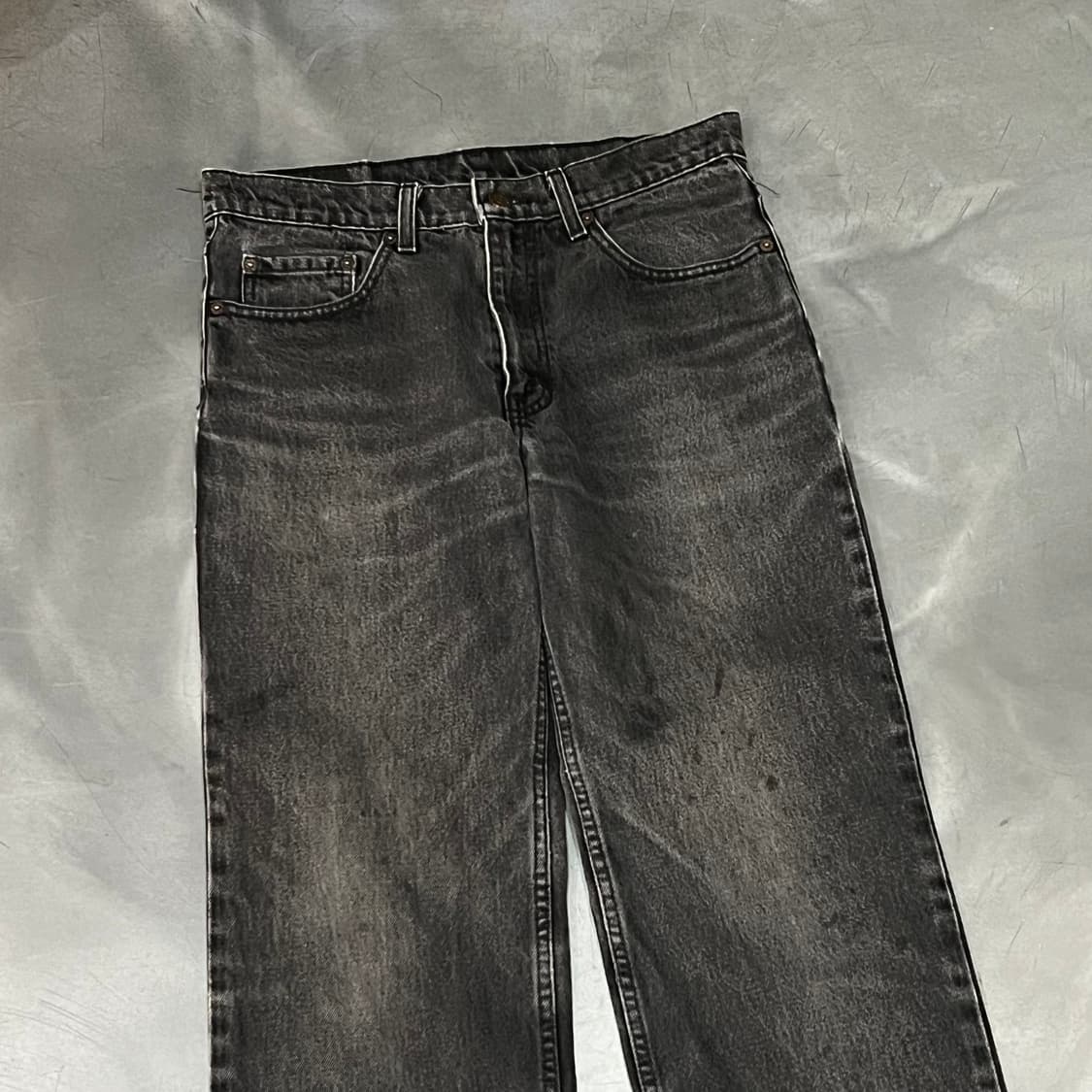  리바이스 505 흑청 데님팬츠 y16378 상품이미지3