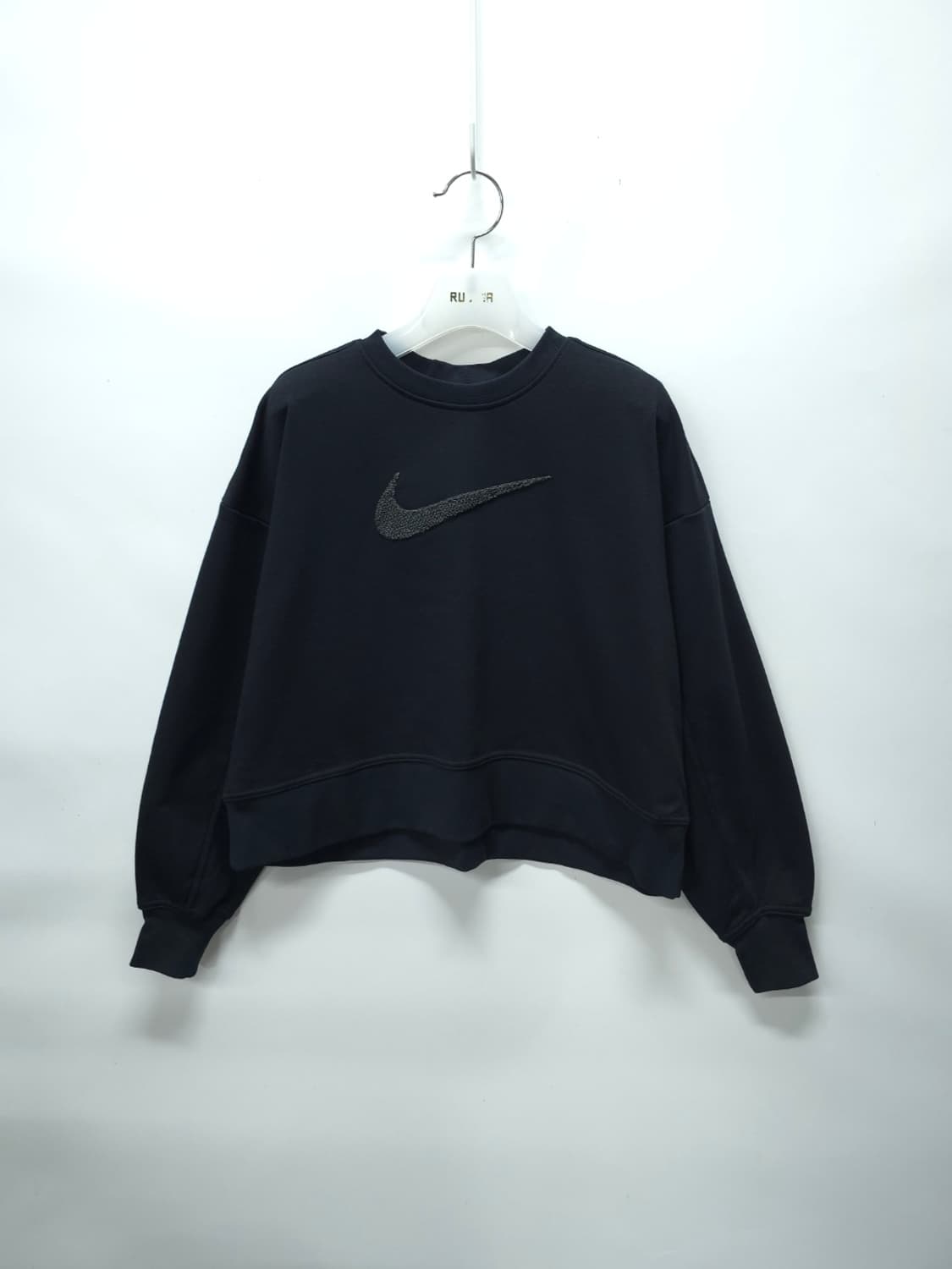 나이키 여성 부클로고 스우시 크롭 맨투맨 (66~66반) 상품이미지1