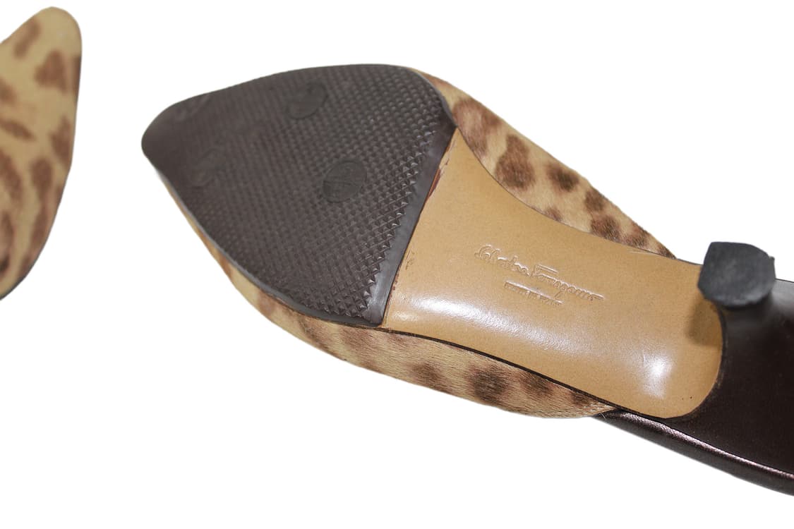 Salvatore Ferragamo 살바토레페라가모 레오파드 헤어 뮬 상품이미지6