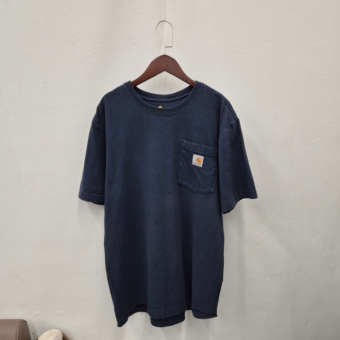 칼하트 네이비 반팔 S 상품이미지1