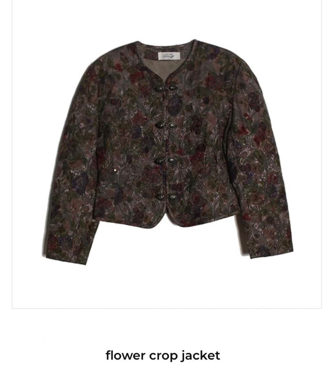 Flower crop jacket 상품이미지1