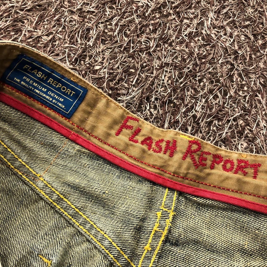 FLASH REPORT JPN 빈티지 워싱 페인트 데미지 데님 팬츠 상품이미지8