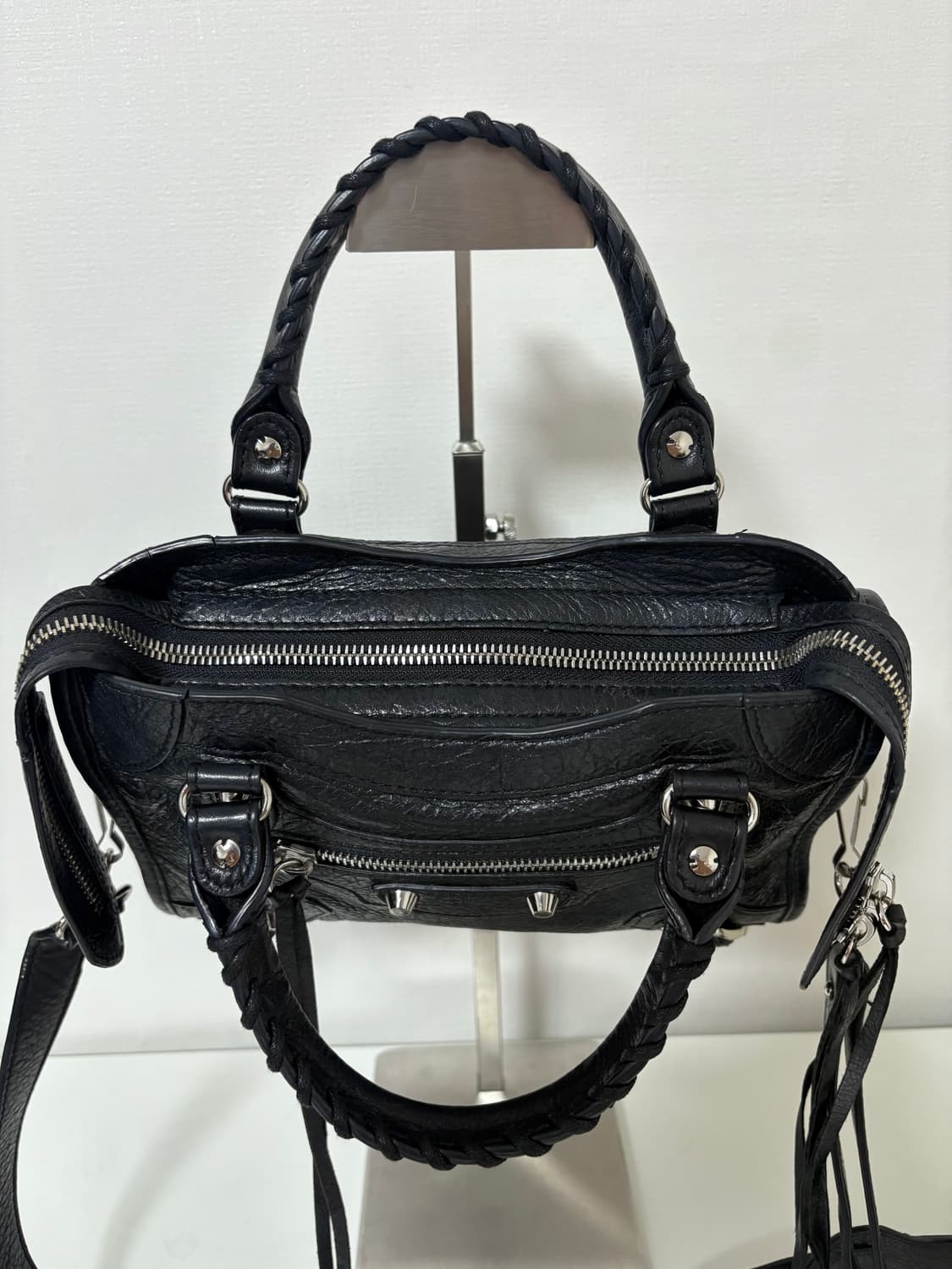 발렌시아가 모터백 미니 블랙 상품이미지7