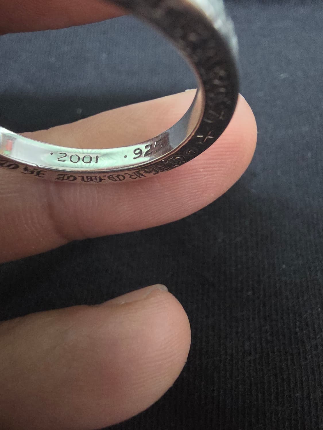 크롬하츠 3미리 퍽유링 us10 상품이미지4