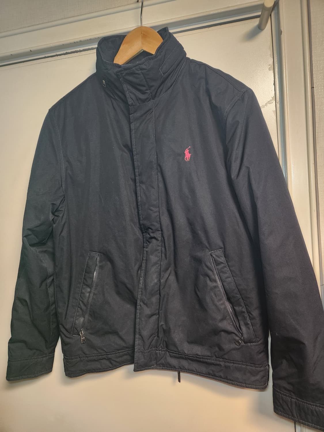 폴로 랄프로렌 빈티지 폴리쉘 자켓 네이비 (실측 M~L정도) 상품이미지1