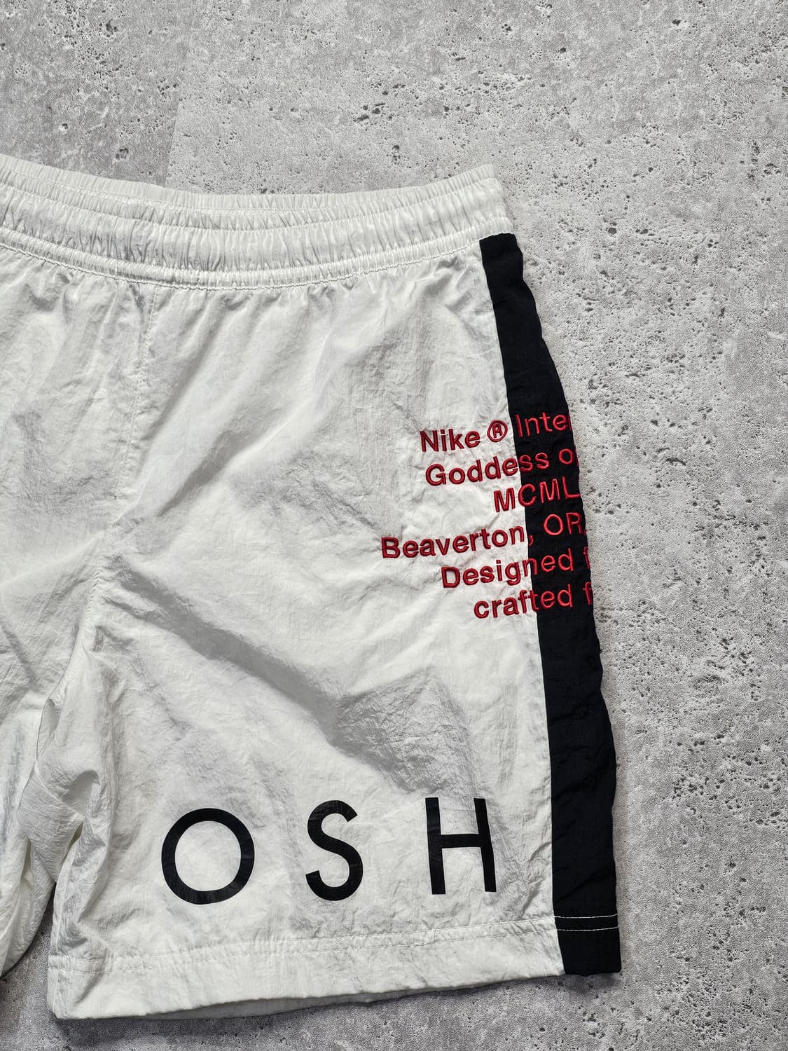 나이키 신형 더블스우시 트랙팬츠 바람막이 반 바지 상품이미지4