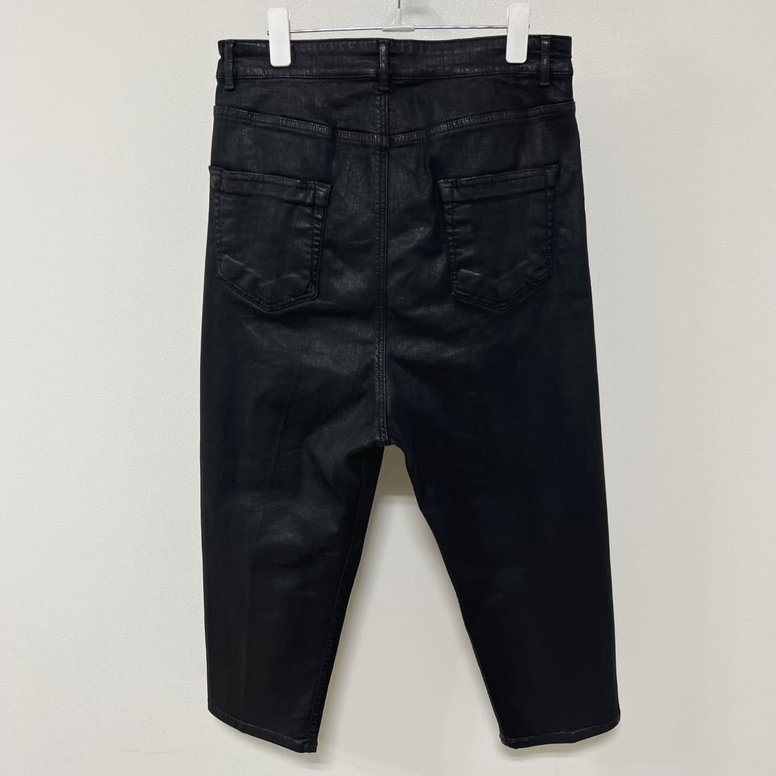 릭오웬스 18SS 다크쉐도우 콜랩스컷 코팅 크롭 팬츠 SBW 상품이미지2