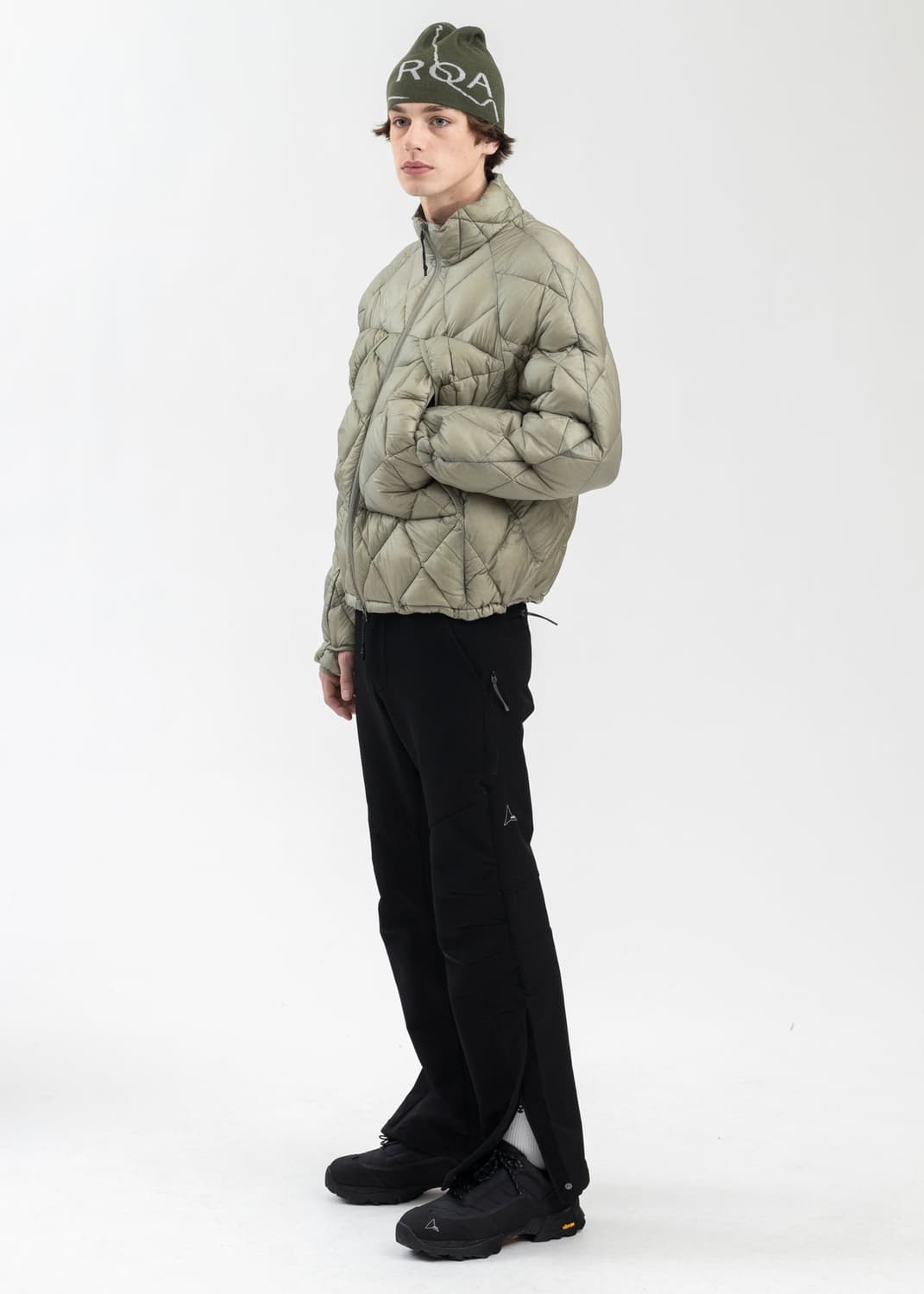 Roa 라이트 다운 패딩 그레이 M 상품이미지4