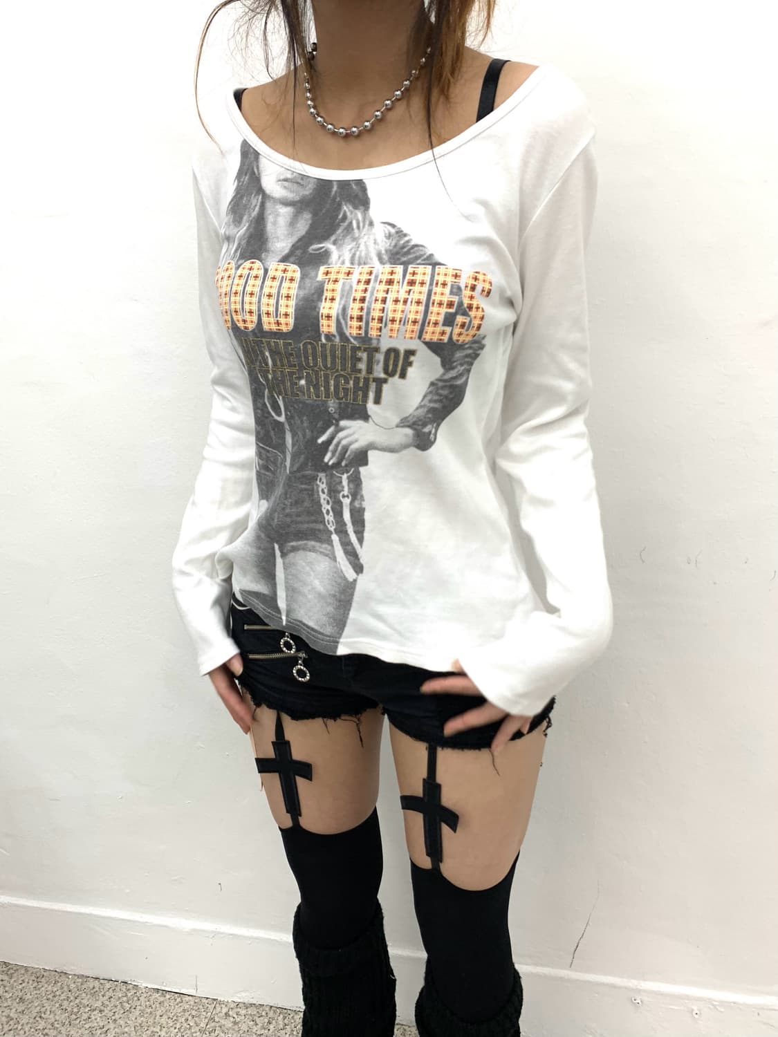 Joky gal y2k slim fit long sleeve  상품이미지2