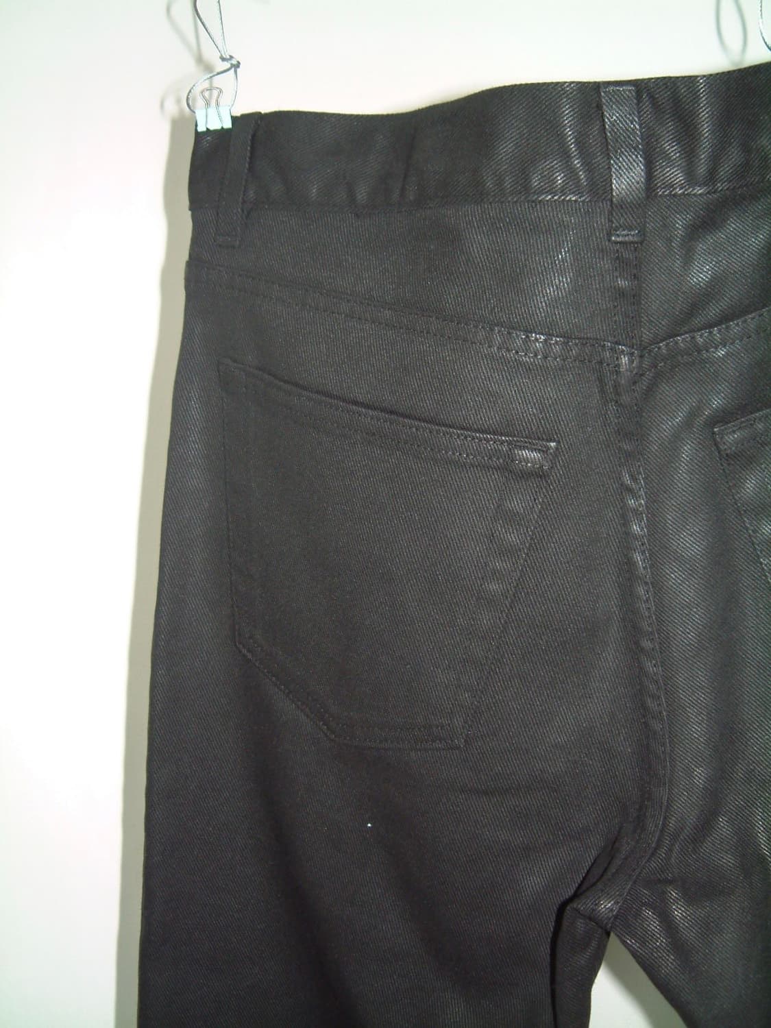 Helmut lang 1998 coated black denim 32 상품이미지5