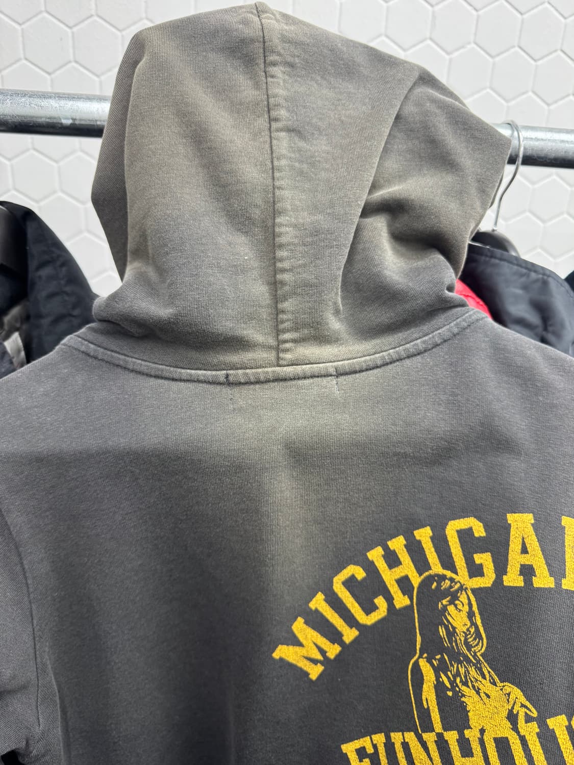 히스테릭 글래머 히스걸 그레이 후드집업 상품이미지8