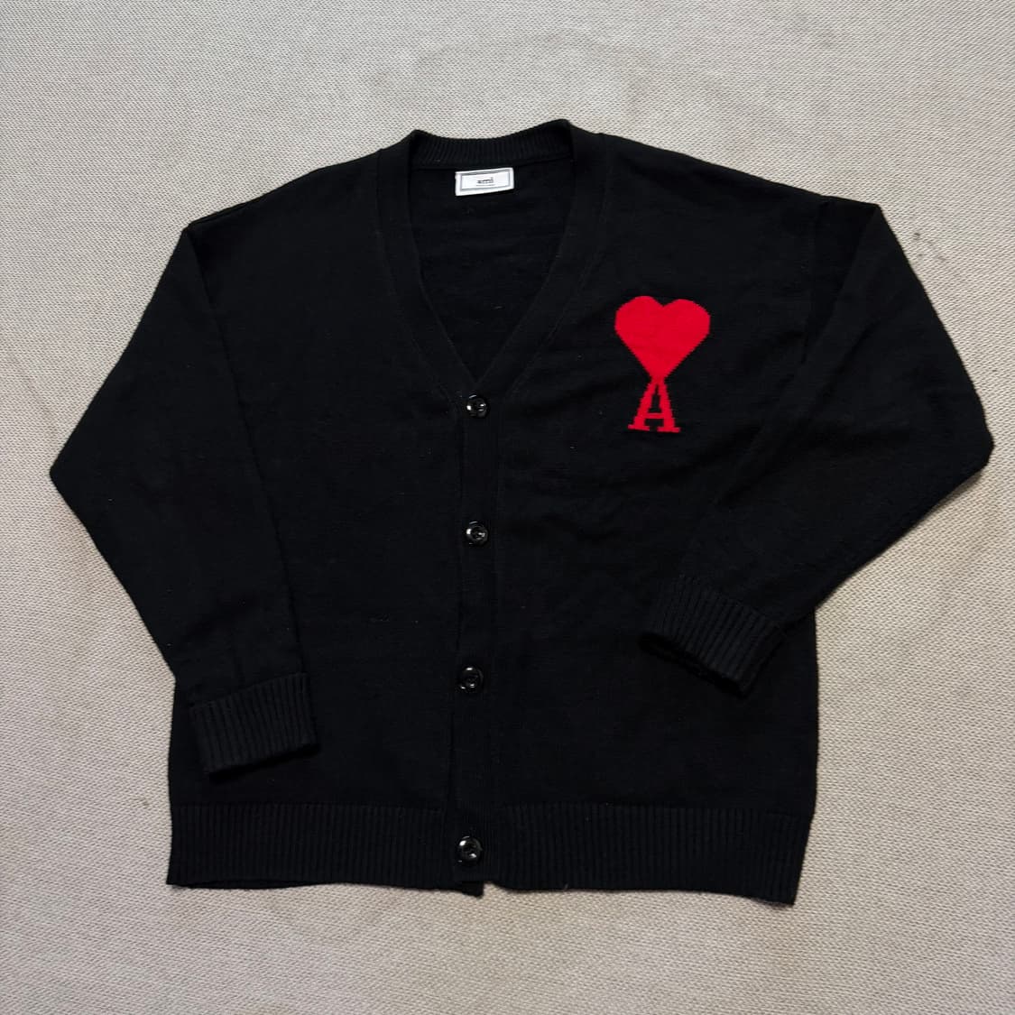 아미 AMI 하트로고 가디건 상품이미지1