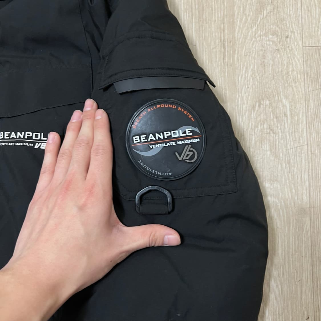 빈폴 와펜 덕다운 고어윈드스토퍼 V60 패딩 L/100  상품이미지6