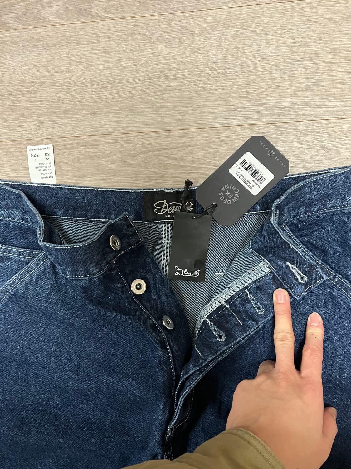 (새상품) 데우스엑스마키나 카펜터 데님 청바지 상품이미지3