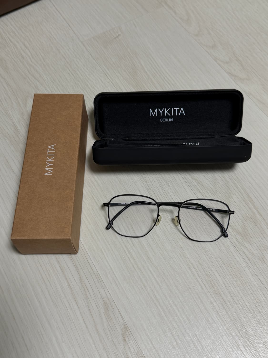 마이키타 LITE 라이커 블랙 안경테 상품이미지1