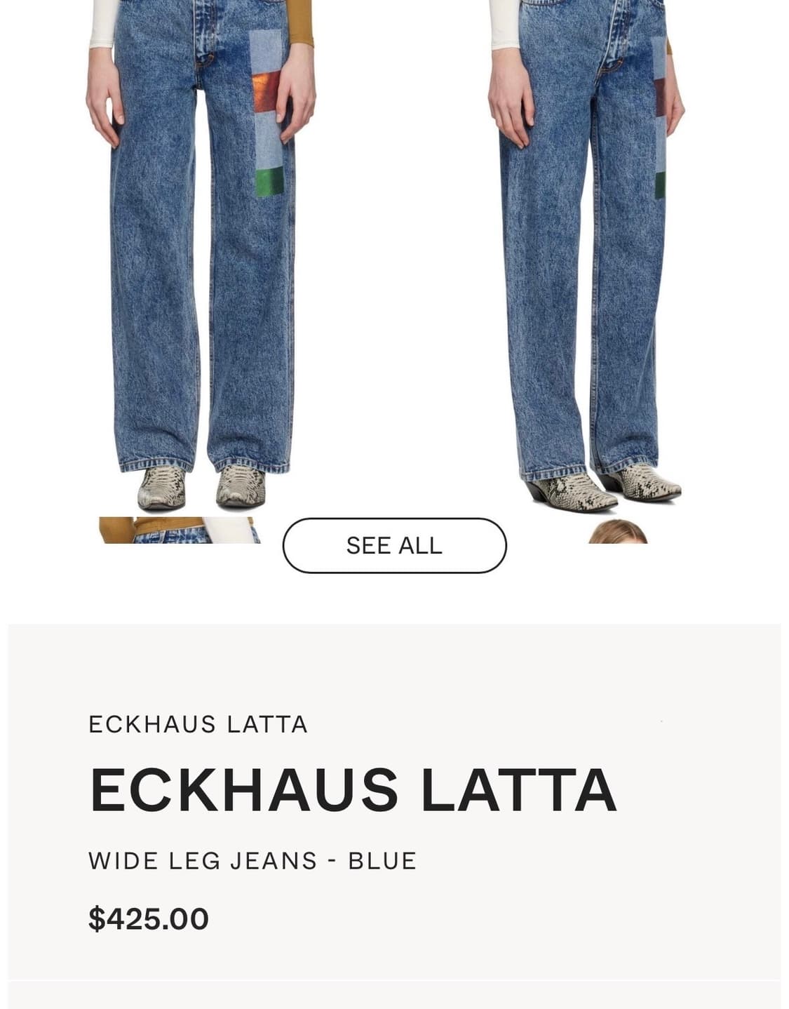 Eckhaus latta denim 31 usa 상품이미지9