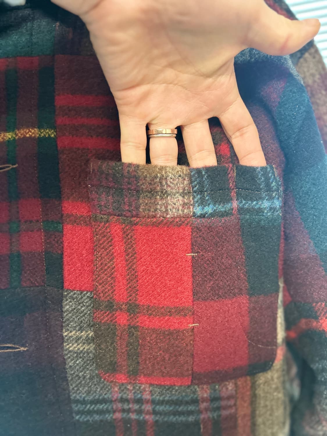 랄프로렌 폴로 컨트리 패치워크 울 자켓 XL 상품이미지5