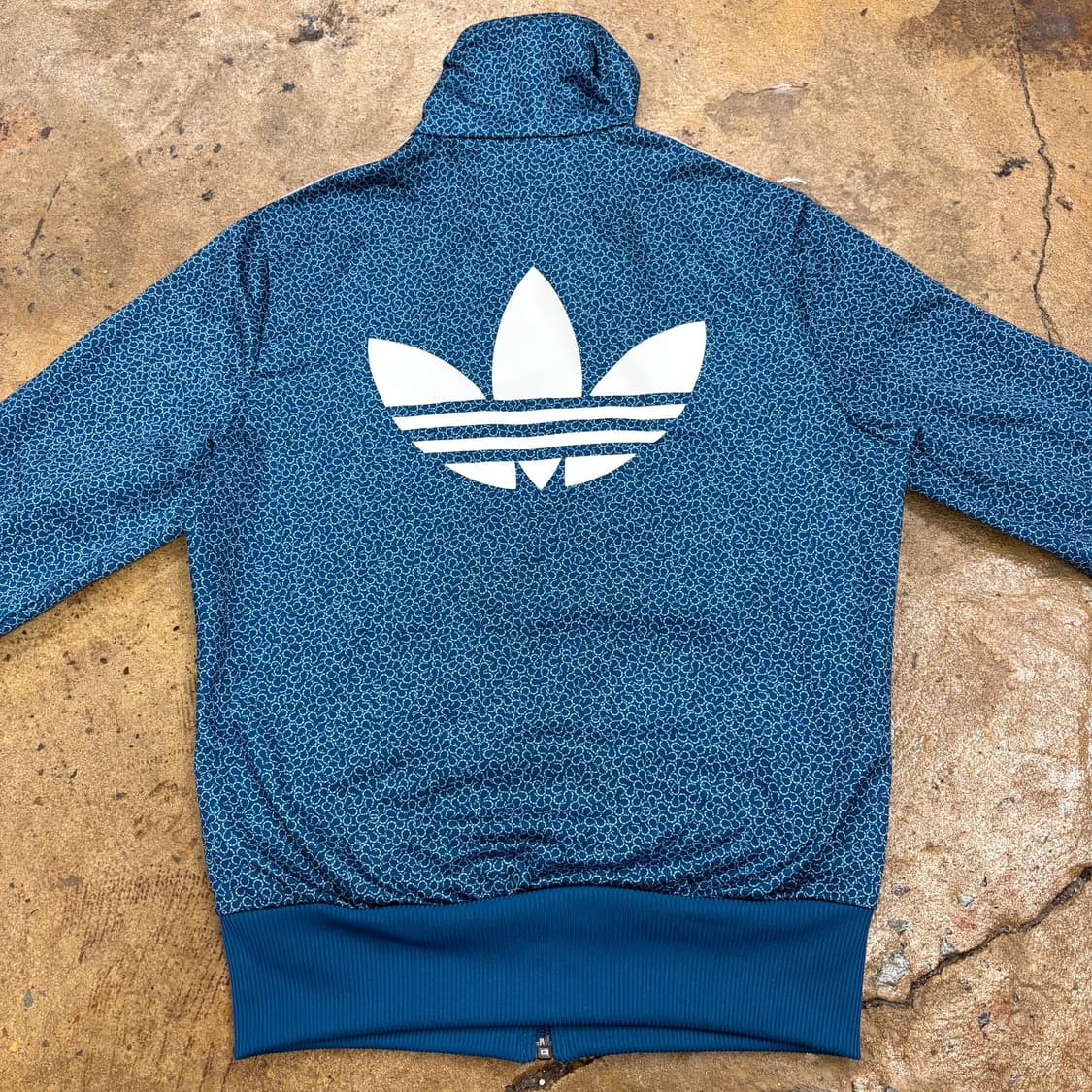 [정품/85] 아디다스 파이어버드 패턴 트랙탑 져지 블루 b15 상품이미지4