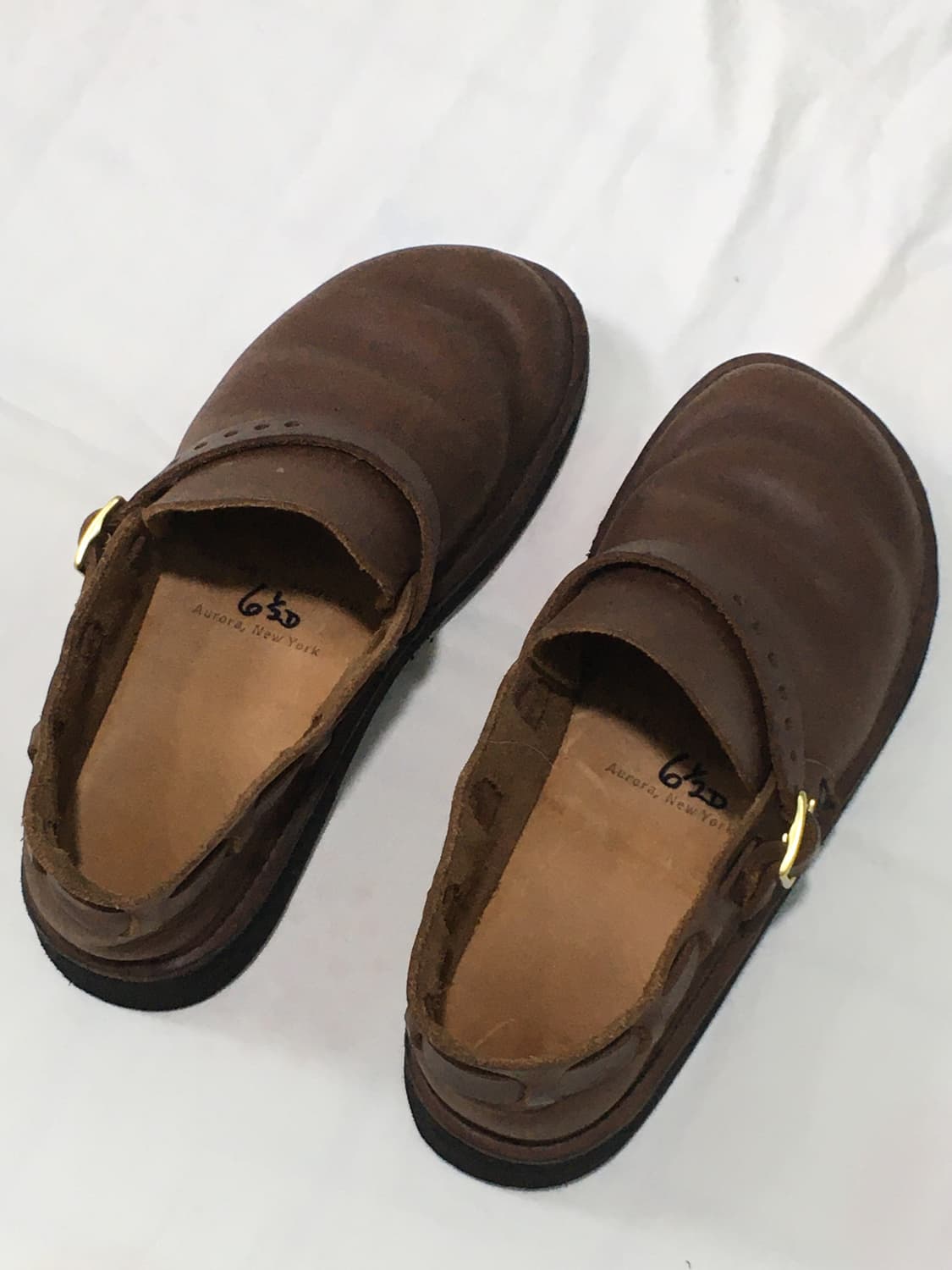 오로라슈즈 Aurora shoes 미들 잉글리시 브라운 235mm 상품이미지5