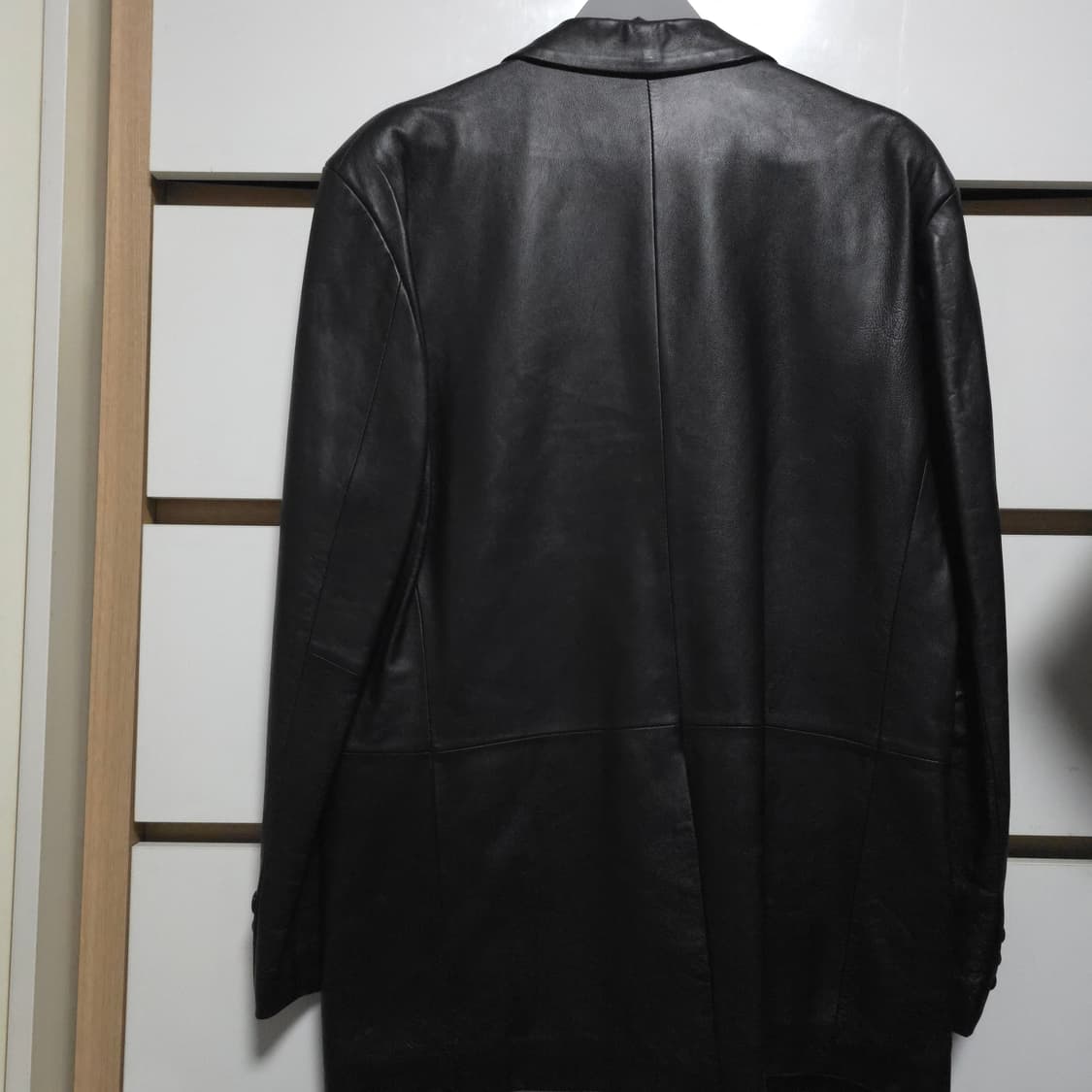 송지오 옴므 블랙 양가죽 자켓 XL(105) 출시가 60만원이상 상품이미지8