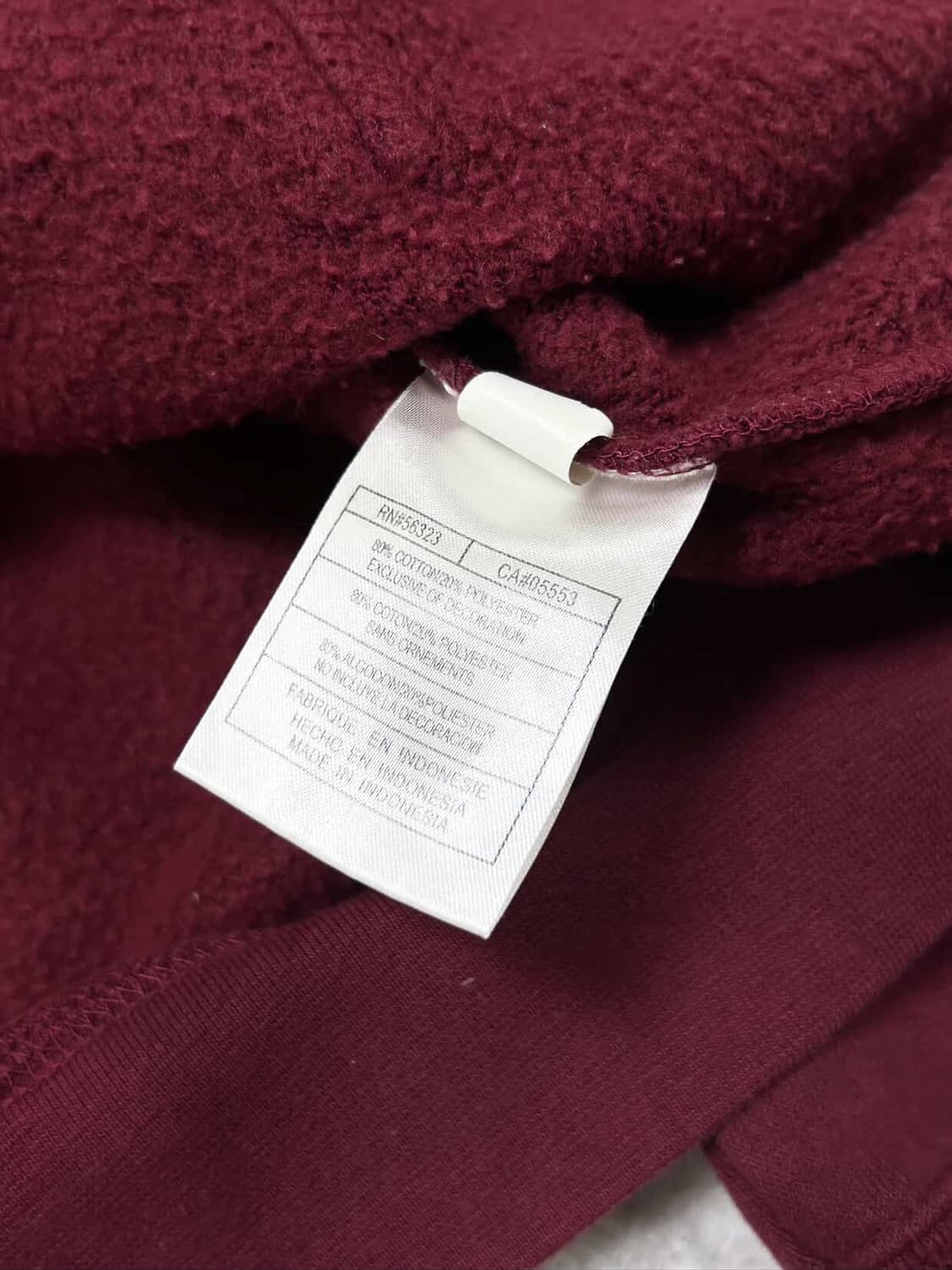 나이키 스우시 버건디 후드 상품이미지9