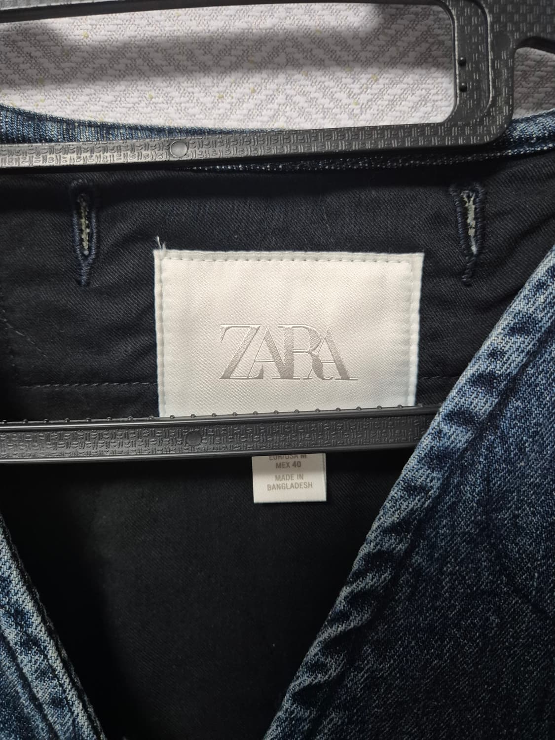 자라 데님 퀄팅 자켓 상품이미지3