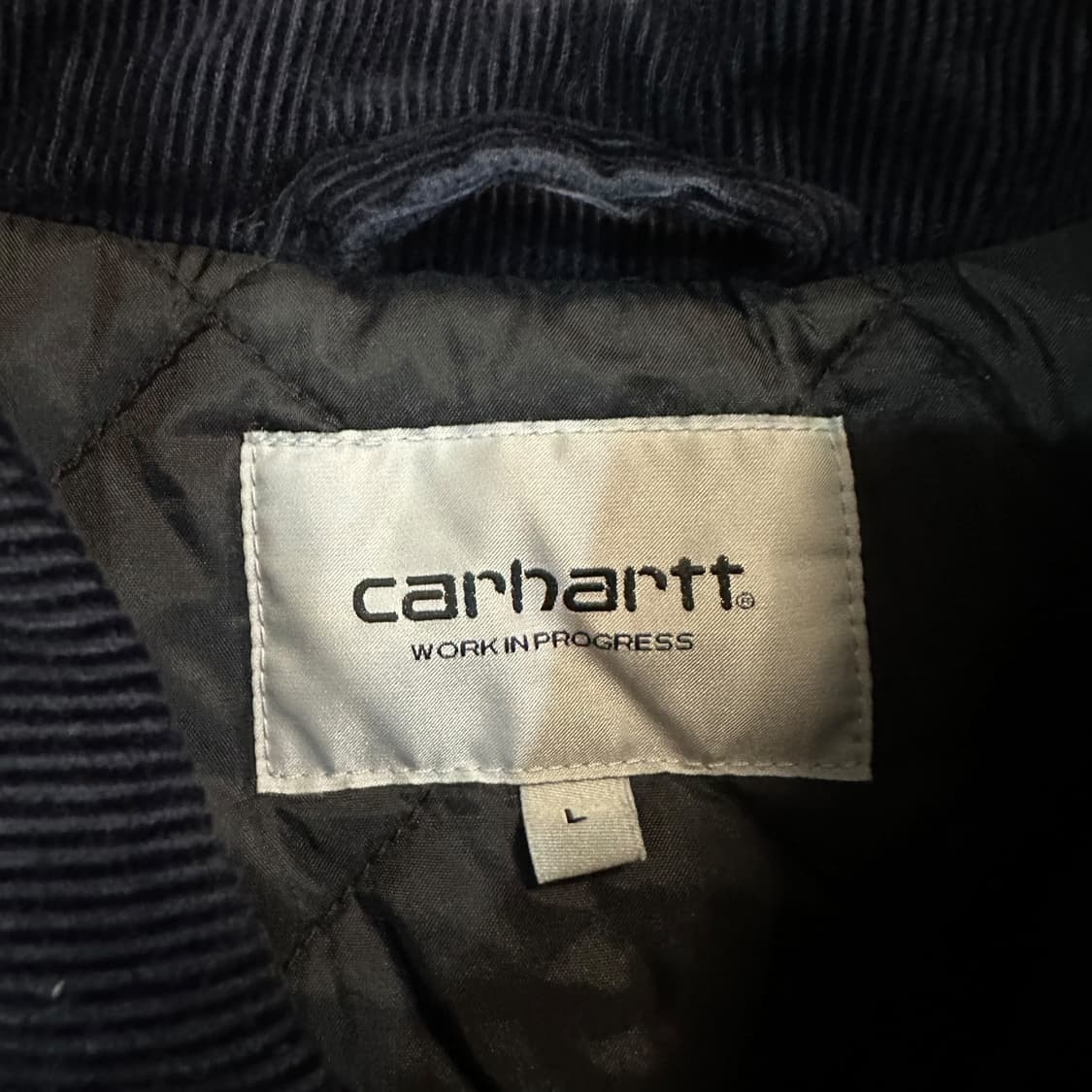 칼하트wip 코듀로이 바시티 자켓 상품이미지4