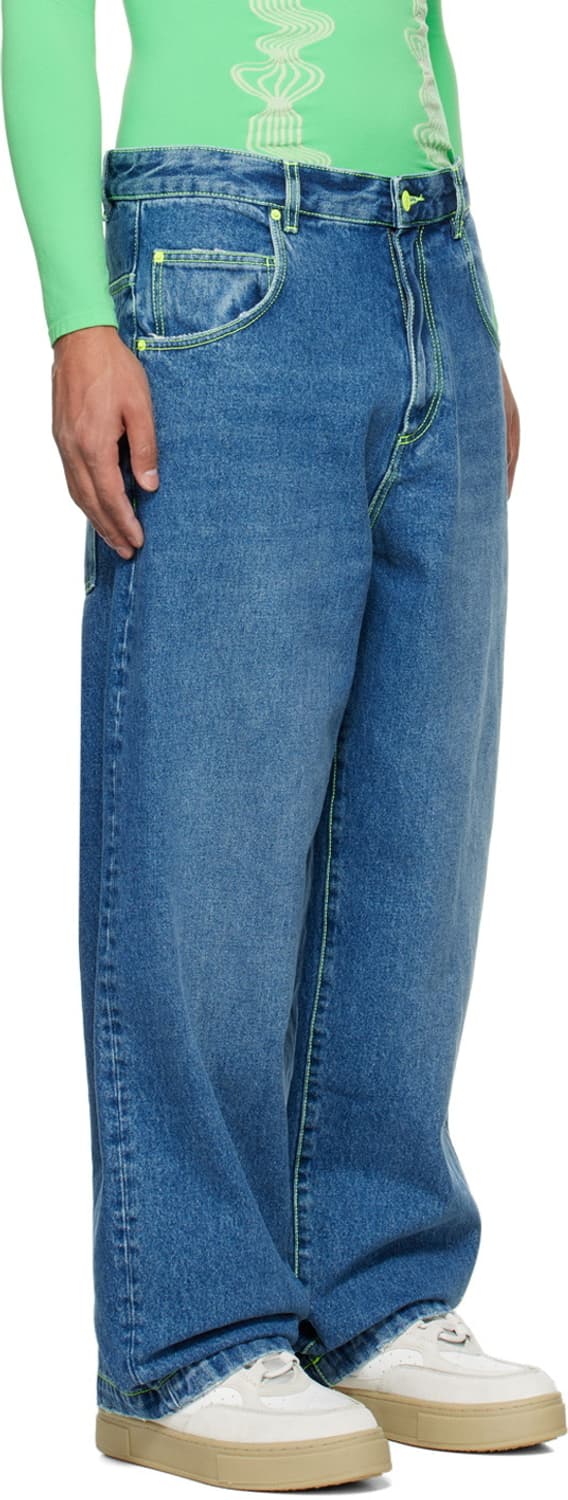 msgm 로고 데님팬츠 청바지 바지 상품이미지9