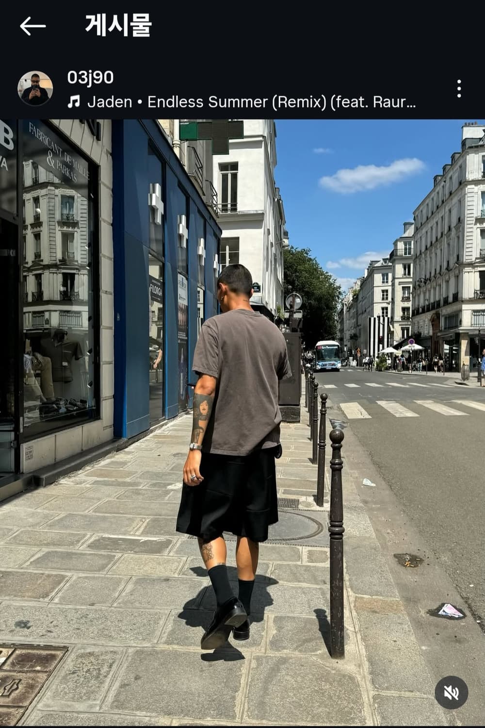 꼼데가르송 셔츠라인 쇼츠 상품이미지4