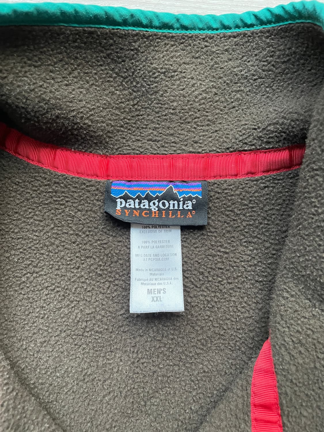 파타고니아 신칠라 브라운 틸 그린 빈티지 상품이미지3