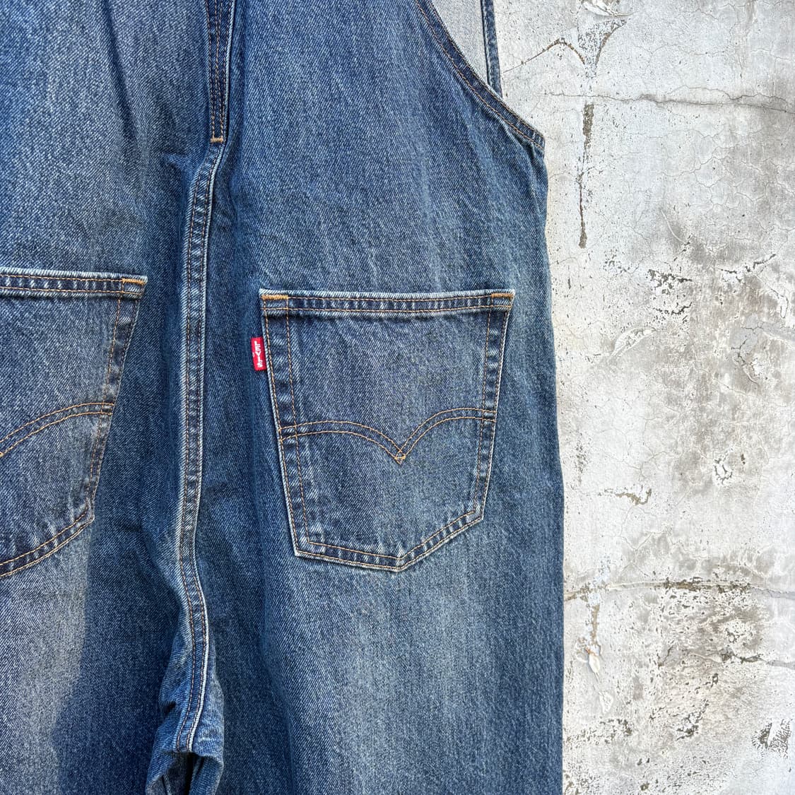 Levi’s 리바이스 데님 오버롤 멜빵 상품이미지6
