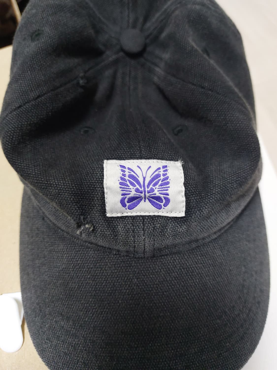 니들스 16온즈 코튼 캔버스 워커스 캡 블랙 상품이미지1