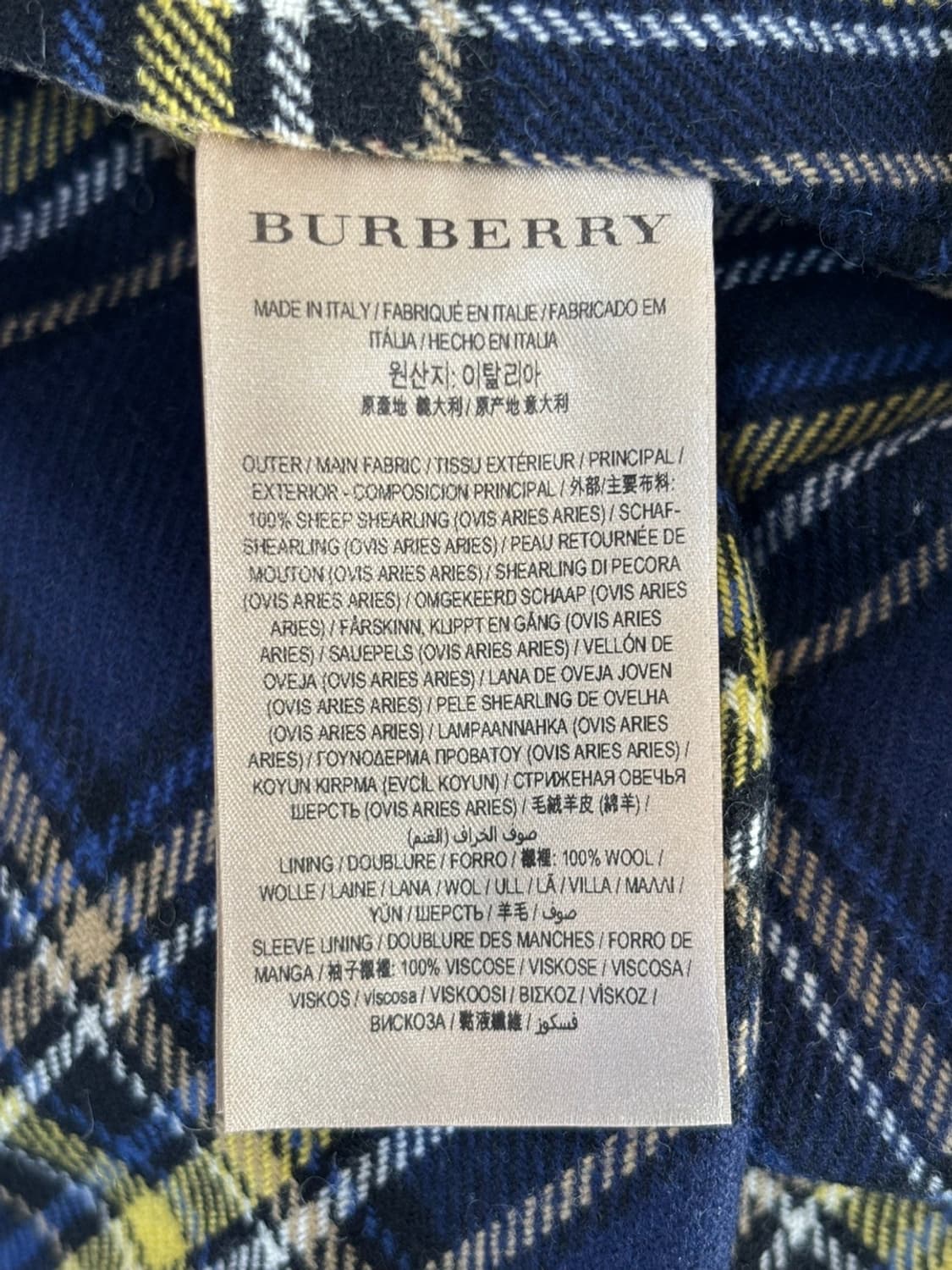 Vintage Burberry Fleece Trench Wool CT 상품이미지8