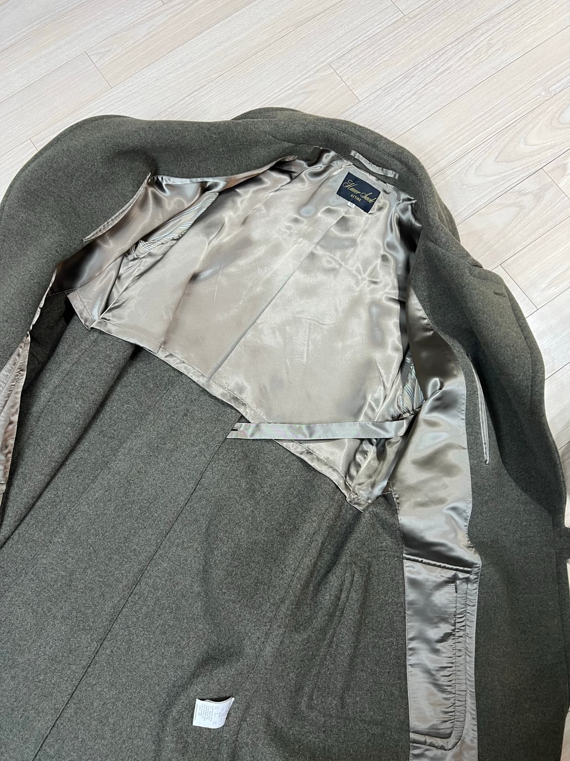 하버색 어타이어 코트 / 멜톤울 xl 사이즈 상품이미지4