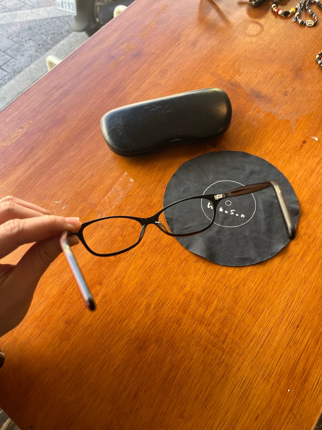 백산안경 빈티지 블랙 오리지널 프레임 상품이미지4