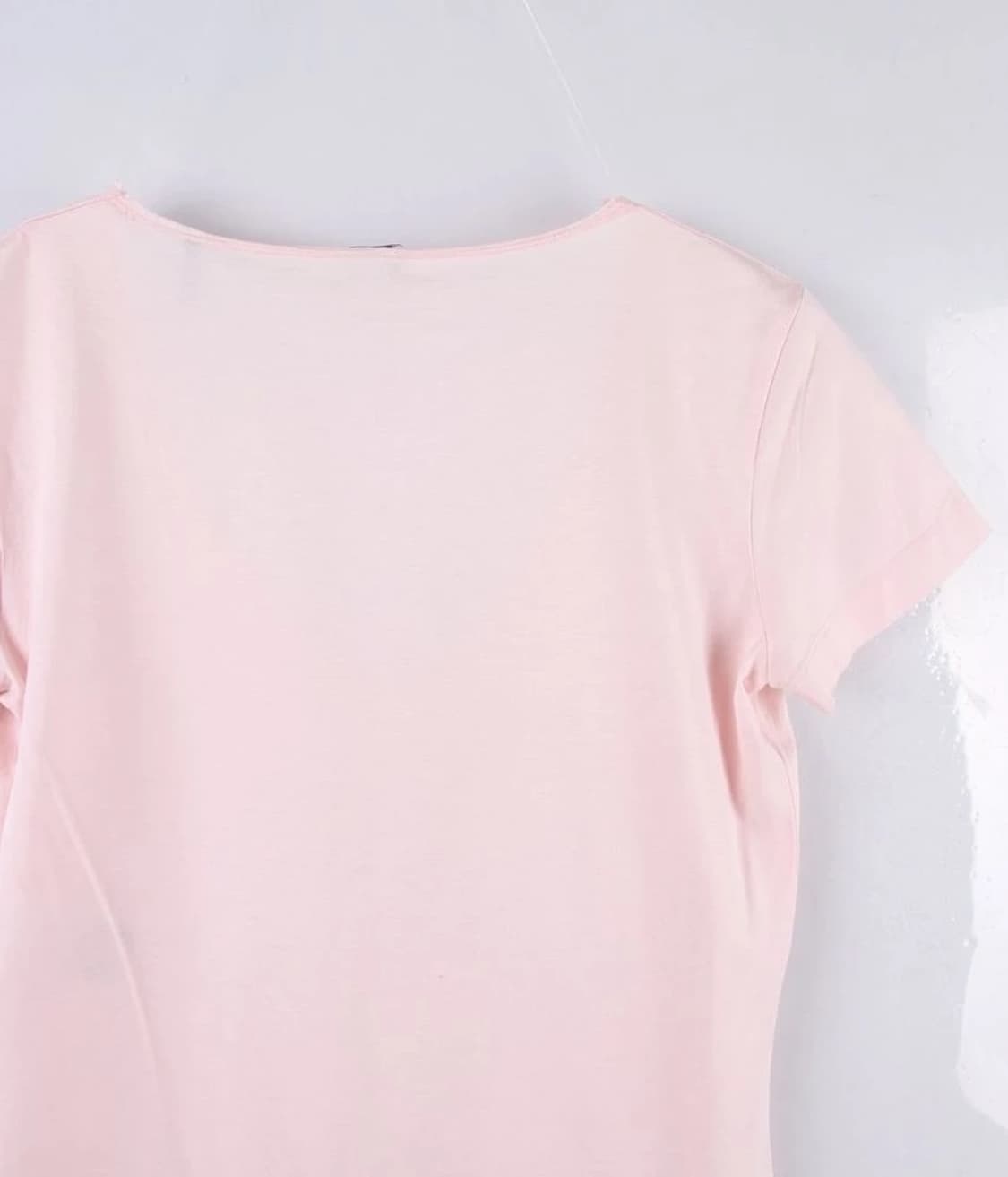 (XS) JIL SANDER 코튼 100% 브이넥 반팔 티셔츠 상품이미지5