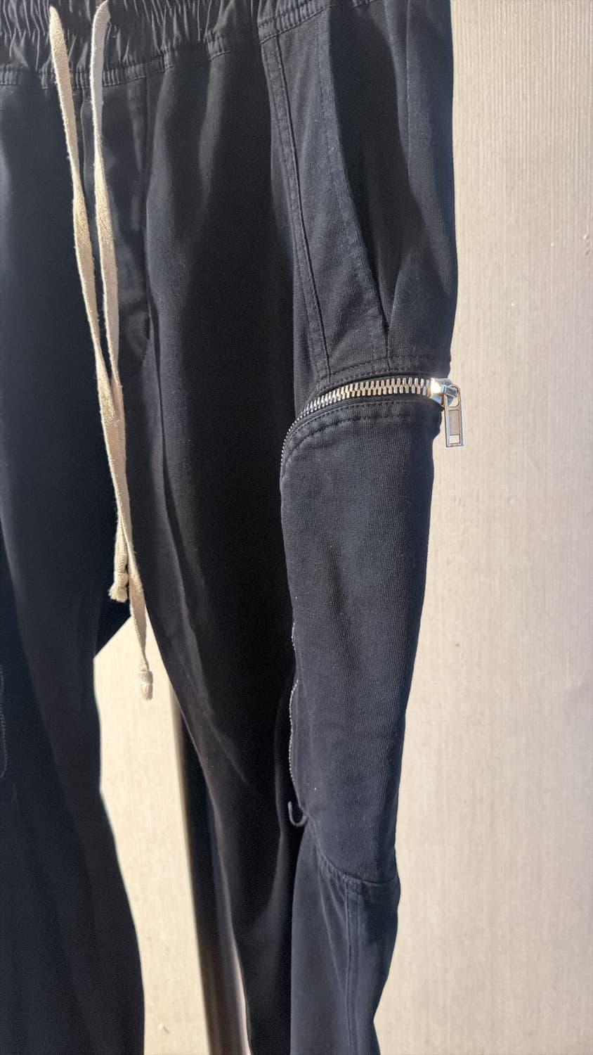릭오웬스 블랙 포켓 조거팬츠 상품이미지6