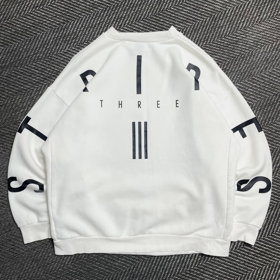 아디다스 stripes 빅로고 박시핏 스웻 셔츠o 5134 상품이미지1