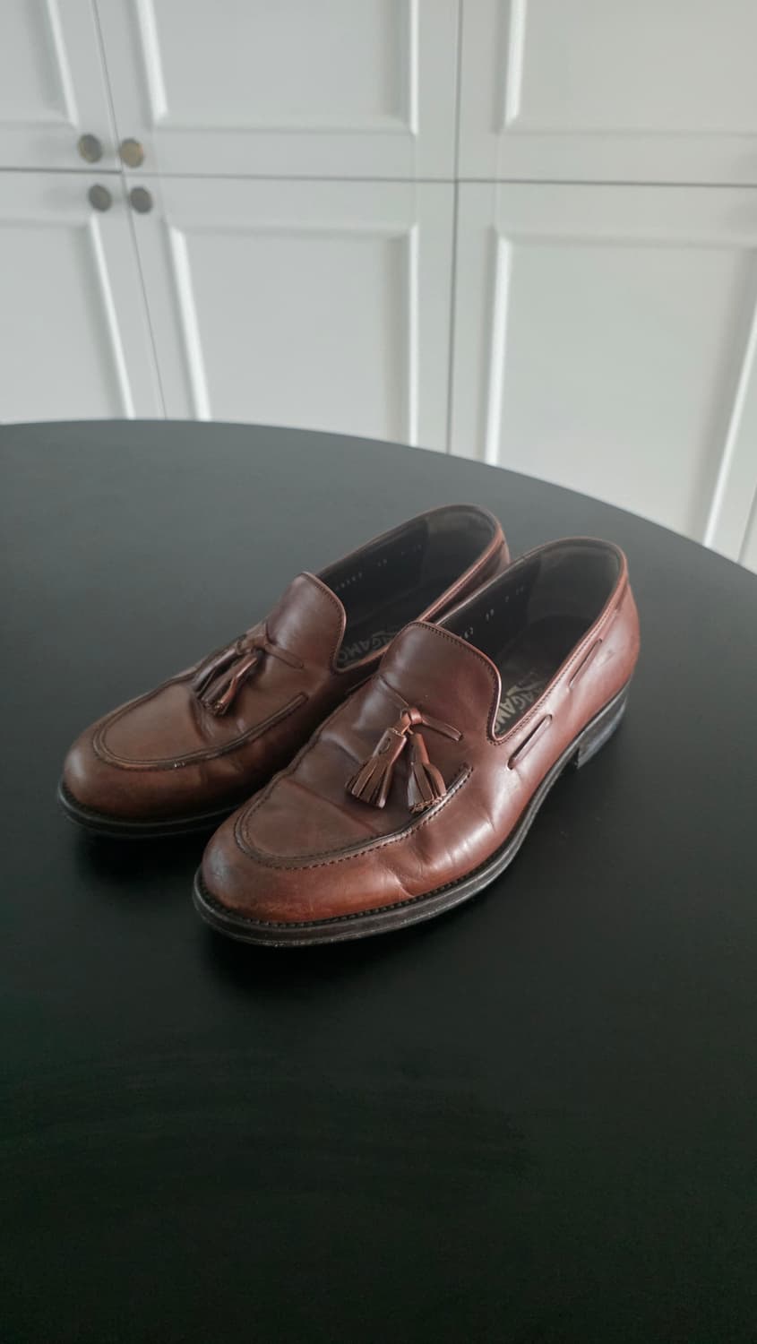 페라가모 태슬 로퍼 브라운 7사이즈260mm 상품이미지1