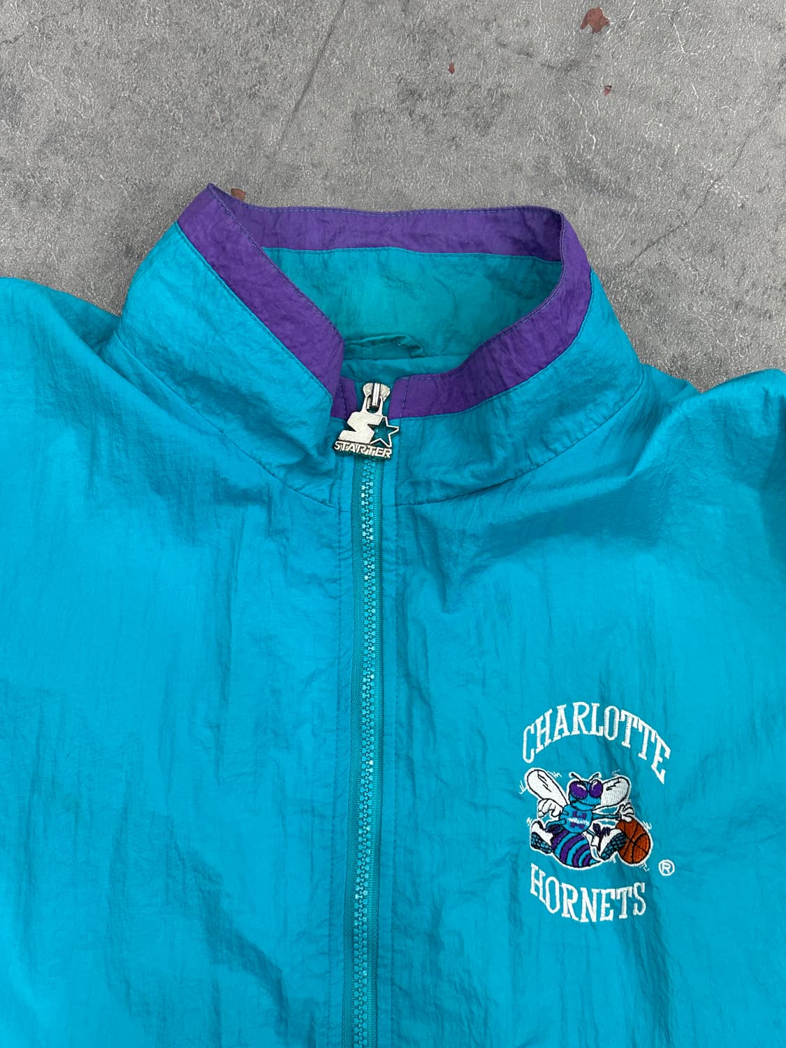 스타터 90s NBA 샬럿 호네츠 바람막이 상품이미지3