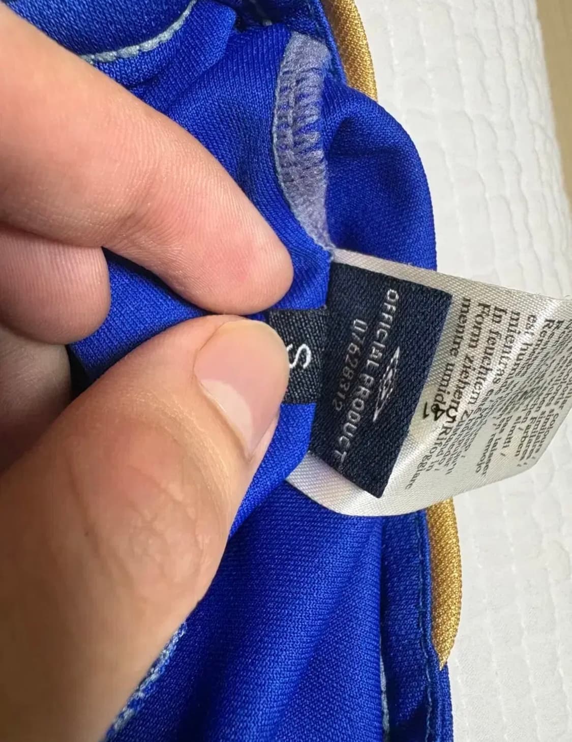 첼시 100주년 유니폼 조콜 선수지급용 상품이미지4