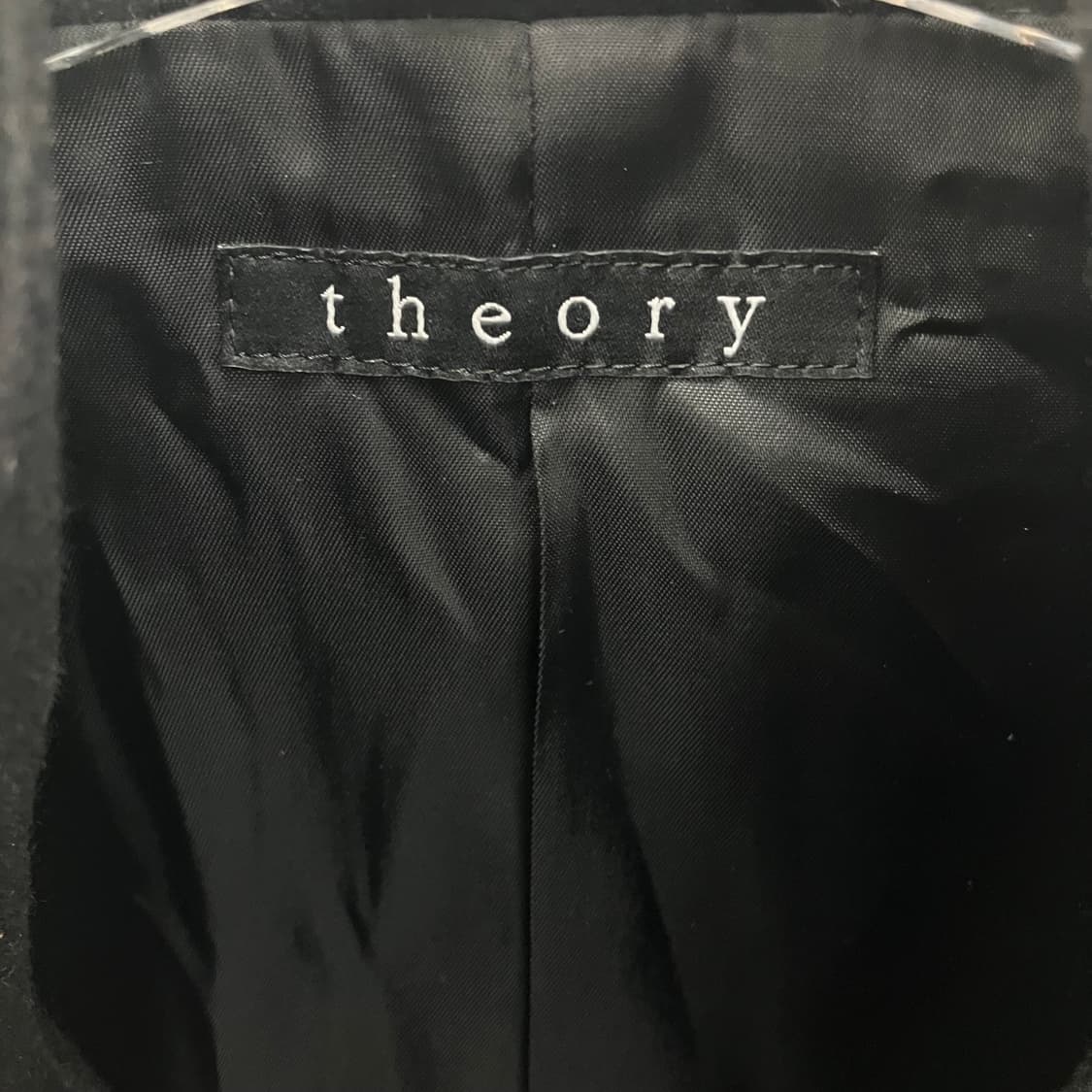 띠어리 벨빈 울 블렌드 히든 싱글 코트 M 상품이미지3